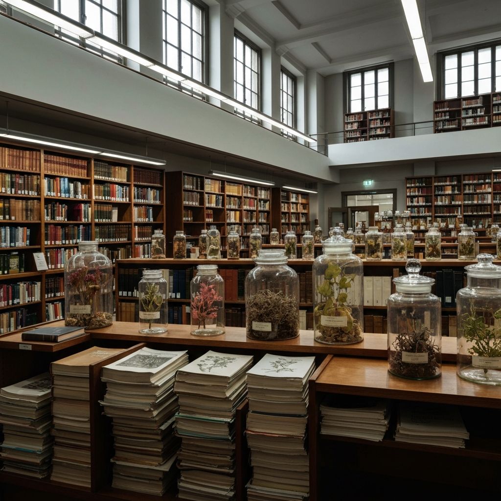 Academic institutional library representing Vojax's educational mission